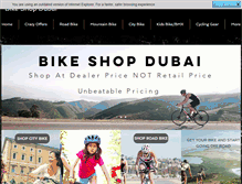 Tablet Screenshot of bikeshopdubai.com